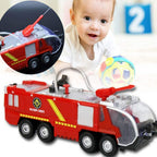 Spraying Car Fire Rescue Truck Engineering Car High Simulation Firefighter Toy For Kids