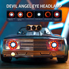 1/16 RC Drift Cars 35KM/H Fast RC Car 4WD Retro RC Racing Trucks Muscle Drag Car with Fantastic Headlights