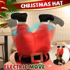 Kids Adult Santa Claus Hat Electric Musical Dancing Funny Plush Christmas Hat