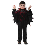 Kids Vampire Scary Halloween Costume Full Set for Boys Girls Cosplay