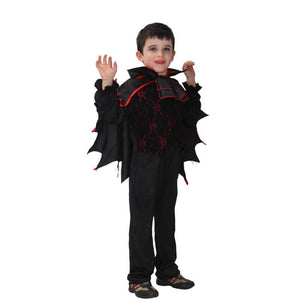 Kids Vampire Scary Halloween Costume Full Set for Boys Girls Cosplay