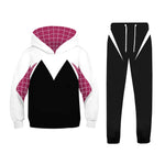 Kids Adults Gwen Hoodie Pants Superhero Unisex Long Sleeve Fashion Sweatshirt