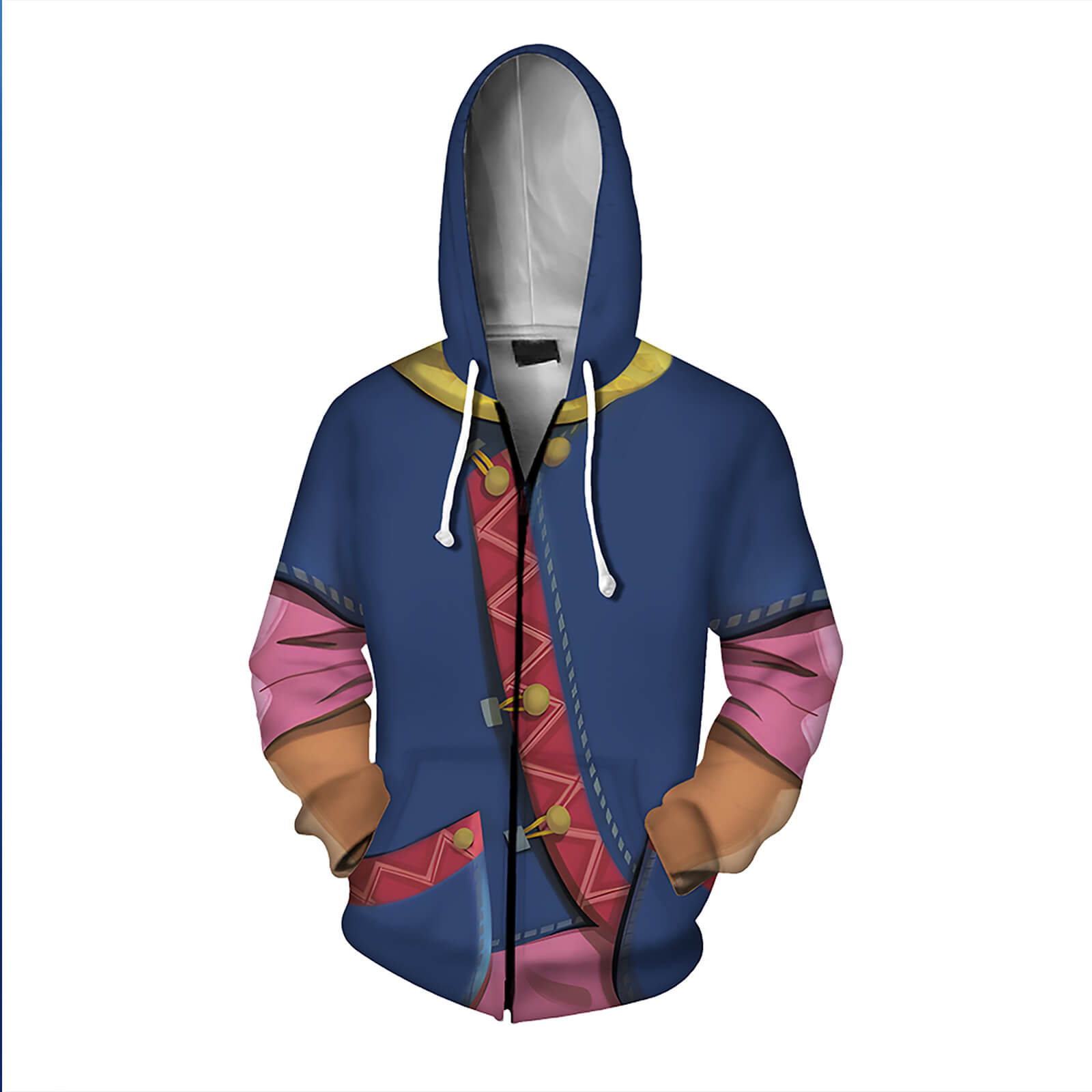 Adult Ethan Hoodie Searcher Clade Long Sleeve Zip-up Sweatshirt Callisto Mal Pullover Shirt