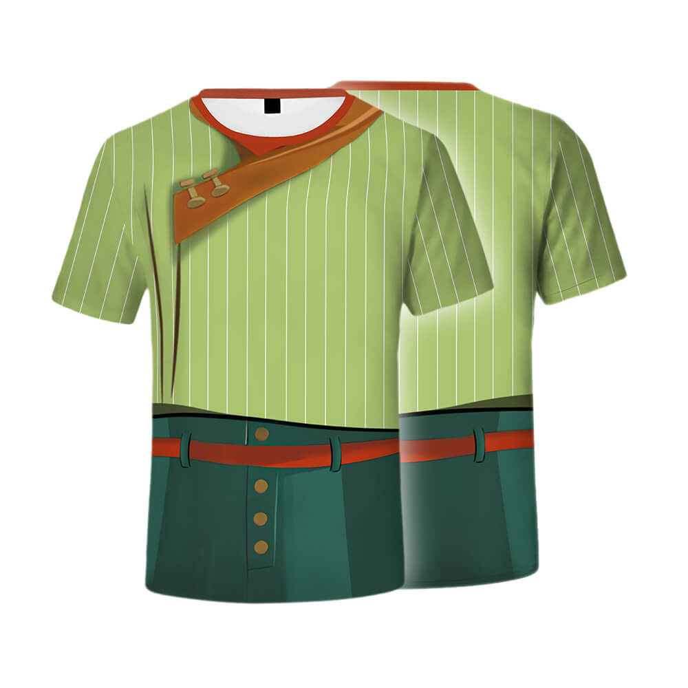 Adult Ethan Clade T-shirt Fashion Searcher Clade Cosutme Callisto Mal Short Sleeve Shirt