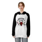 Adult Unisex Hellfire Club Hoodie Demogorgon Sweatshirt Short Sleeve Tops T-Shirt Baseball Tees