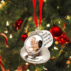 Sublimation Christmas Ornament Blanks Personalized Hanging Sublimation Blanks Metal Bell with Red Rope