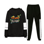 Youth Adult Technoblade Costume Hoodie Pants Suit Fashion Sweatshirt Trousers Outfit