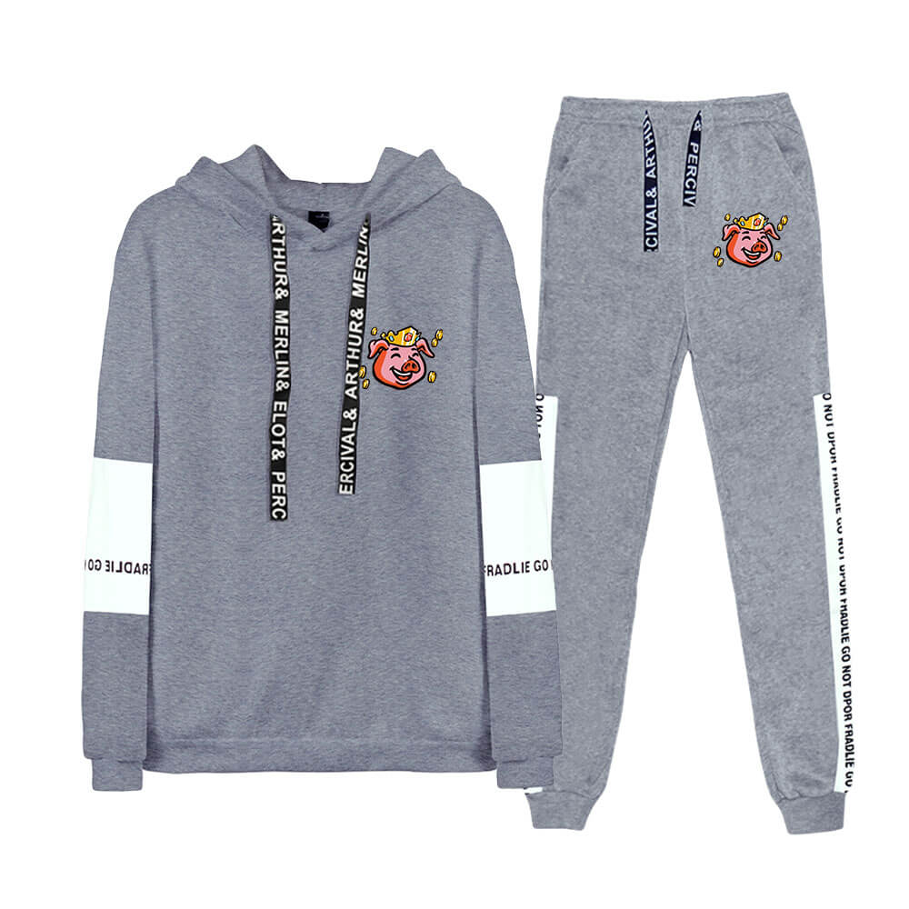 Youth Adult Technoblade Costume Hoodie Pants Suit Fashion Sweatshirt Trousers Outfit