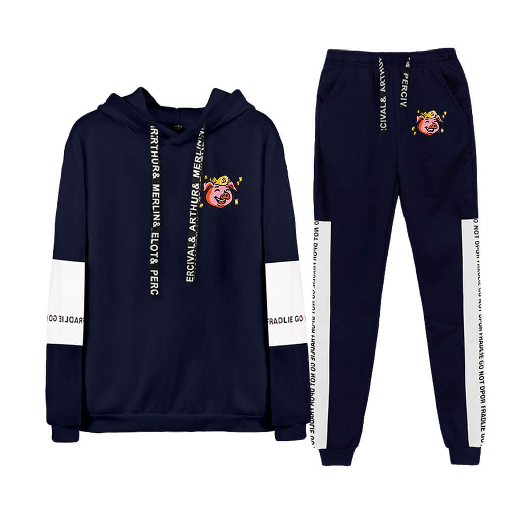 Youth Adult Technoblade Costume Hoodie Pants Suit Fashion Sweatshirt Trousers Outfit