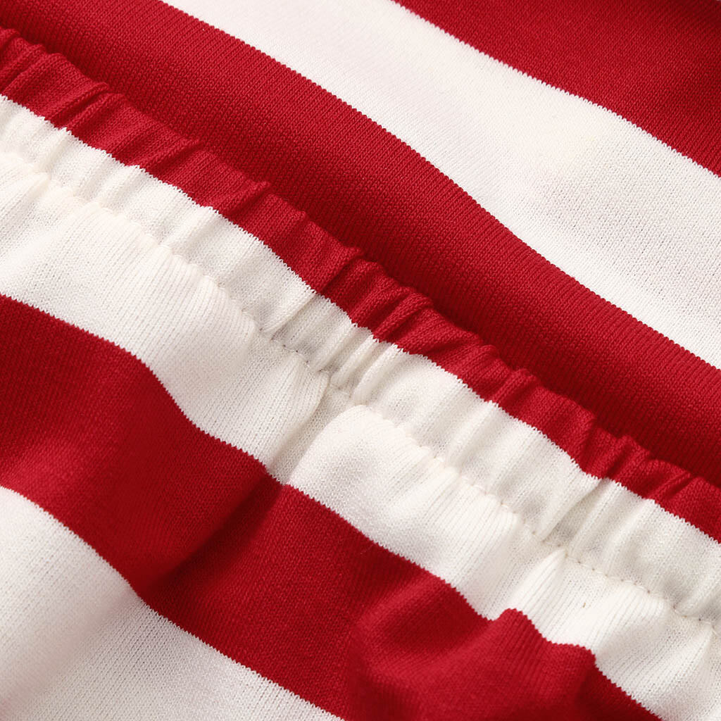 Toddler 4th of July Dress Off-shoulder Ruffled American Flag Printed Outfit