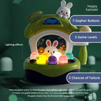 Toddlers Kids Whack A Mole Game Toy With Light Music Sound for Boys Girls STEM Education