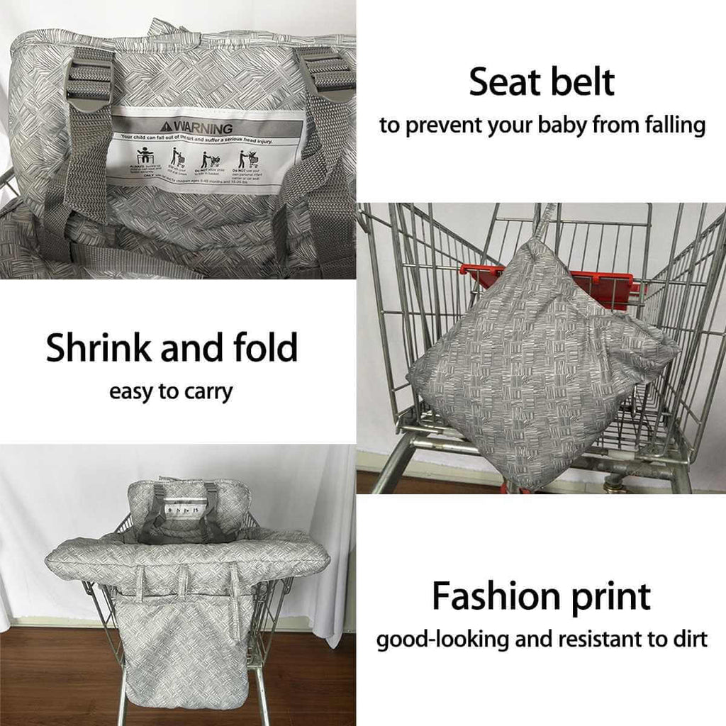 Baby Shopping Cart Seat Cushion Toddler Chair Cushion Travel Portable Mat