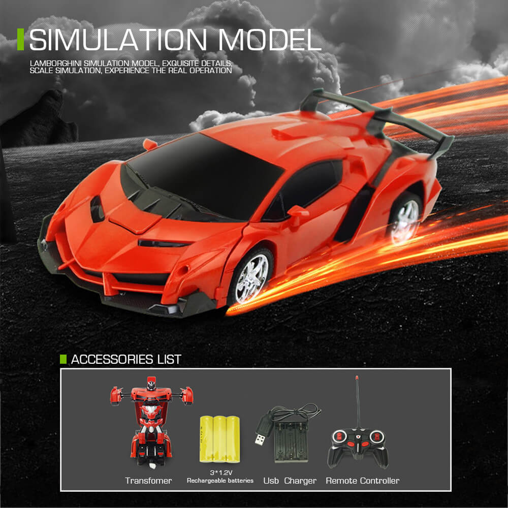 Kids Gesture Sensor Robot RC Car 2 In 1 Toys Kids Remote Control Cars