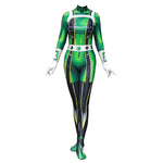 Kids Adult Tsuyu Asui Jumpsuit My Hero Academia Cosplay Costume Green Bodysuit for Halloween