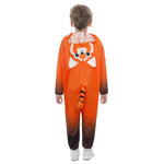 Kids Turning Red Mei Cosplay Costume Meilin Jumpsuit Halloween Red Panda Onesie for Boys and Girls