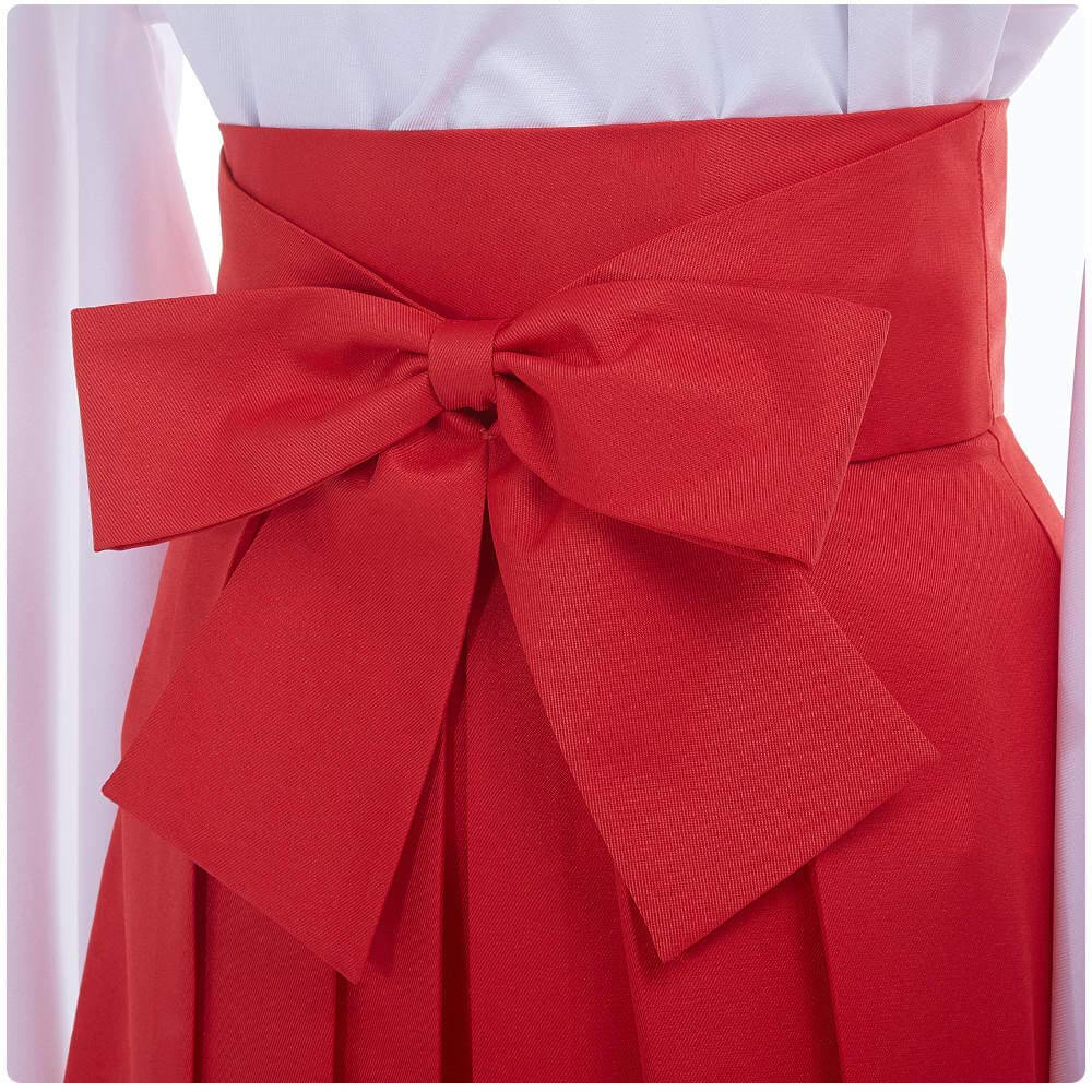 Adult Utahime Costume White Kimono and Skirt Full Set for Halloween Cosplay