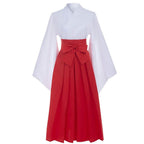Adult Utahime Costume White Kimono and Skirt Full Set for Halloween Cosplay