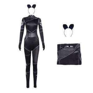 Wednesday Costume Wednesday Addams Jumpsuit Headband 2pcs Sets Wednesday Outfit for Halloween
