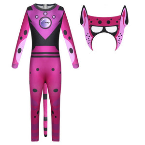 Kids Wild Kratts Jumpsuit and Mask Halloween Costume Party Cosplay Full Set for Boys Girls