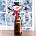 Wine Glass Rack Christmas Wine Bottle Holders for Festival Home Decoration