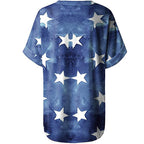 Women American Flag Shirt Classic 4th of July Tee Ladies Independent Day Outfits for Parade