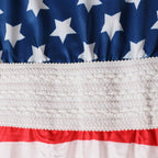 Mommy and Me 4th of July Dress Sleeveless American Flag Striped Outfit for Mom Daughter