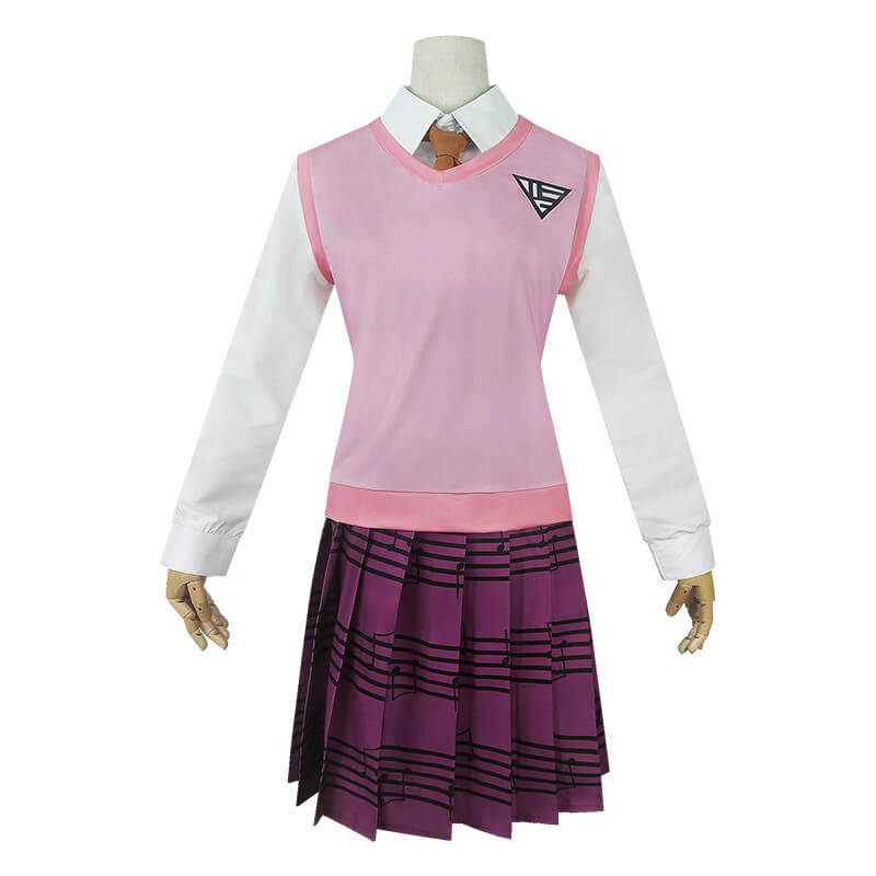Teens Women Akamatsu Kaede Cosplay Costume High School Students Uniform Halloween Funny Outfit