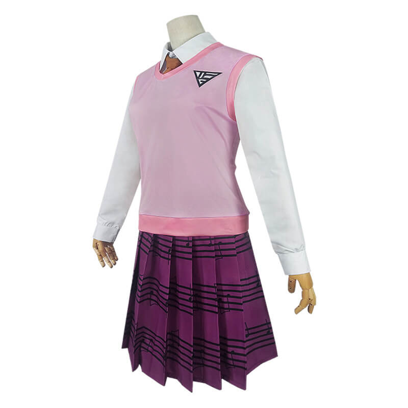 Teens Women Akamatsu Kaede Cosplay Costume High School Students Uniform Halloween Funny Outfit