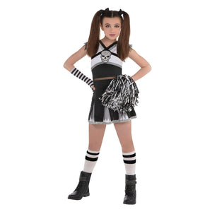 Kids Cheerleader Costume Halloween Cosplay Dress Fancy Halloween Outfit for Cheer