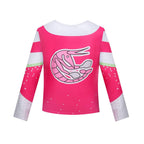 Zombies Cheerleader Costumes Cosplay Dress Up Outfit Sweatshirt Skirt and Pom Poms